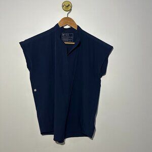 Figs FREEx Rafaela Oversized Scrub Top Navy XXS